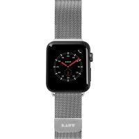 Laut Steel Loop Apple Watch Series 1-9 / SE / Ultra (2) - 42/44/45/49 mm - Zilver