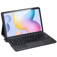Dux Ducis QWERTY Bluetooth Keyboard Bookcase Samsung Galaxy Tab S6 Lite - Zwart