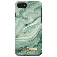 iDeal of Sweden Fashion Backcover iPhone SE (2022 / 2020) / 8 / 7 / 6(s) - Mint Swirl Marble