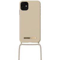 iDeal of Sweden Ordinary Necklace Case iPhone 11 - Creme Beige
