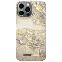 iDeal of Sweden Fashion Backcover iPhone 13 Pro Max - Sparkle Greige Marble