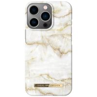 iDeal of Sweden Fashion Backcover iPhone 13 Pro - Golden Pearl Marble