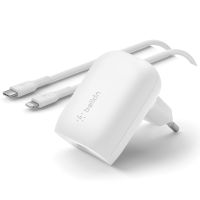 Belkin Boost↑Charge™ Adapter met kabel - USB-C naar Lightning - 1M - 30W - Wit