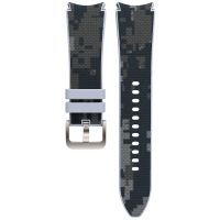 Samsung Originele #tide® Collection Band Samsung Galaxy Watch 4 / 5 / 6 - 20 mm - M/L - Camo Grijs