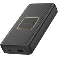 OtterBox Powerbank USB-C - 15.000 mAh - Draadloos opladen - Power Delivery - Zwart