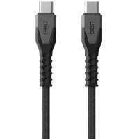 UAG Kevlar® Core USB-C naar USB-C oplaadkabel - 1,5 meter - Zwart / Grijs