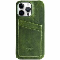 Wachikopa Full Wrap C.C. Backcover iPhone 14 Pro - Forest Green
