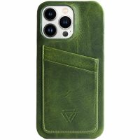 Wachikopa Full Wrap C.C. Backcover iPhone 13 Pro - Forest Green