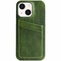 Wachikopa Full Wrap C.C. Backcover iPhone 13 - Forest Green