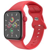iMoshion Siliconen⁺ bandje Apple Watch Series 1-9 / SE / Ultra (2) - 42/44/45/49 mm - Rose - Maat M/L