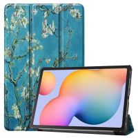 iMoshion Design Trifold Bookcase Samsung Galaxy Tab S6 Lite / Tab S6 Lite (2022) - Groene Plant