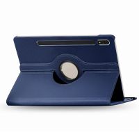 iMoshion 360° draaibare Bookcase Galaxy Tab S8 Plus / S7 Plus / S7 FE 5G - Donkerblauw