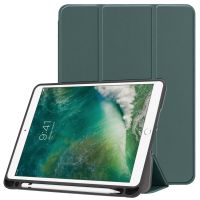 iMoshion Trifold Bookcase iPad 6 (2018) 9.7 inch / iPad 5 (2017) 9.7 inch / Air 2 (2014) /Air 1 (2013) - Donkergroen