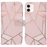 iMoshion Design Softcase Bookcase iPhone 11 - Pink Graphic
