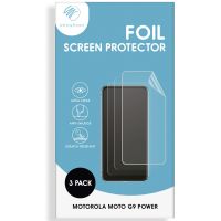 iMoshion Screenprotector Folie 3 pack Motorola Moto G9 Power
