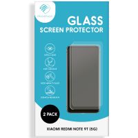 iMoshion Screenprotector Gehard Glas 2 pack Xiaomi Redmi Note 9T (5G)