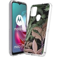 iMoshion Design hoesje Motorola Moto G30 / G20 / G10 (Power) - Jungle - Groen / Roze