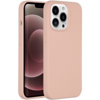 Accezz Liquid Silicone Backcover iPhone 13 Pro Max - Roze