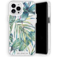 Selencia Fashion Extra Beschermende Backcover iPhone 13 Pro Max - Green Jungle Leaves