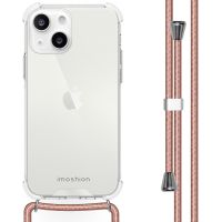 iMoshion Backcover met koord iPhone 13 - Rosé Goud