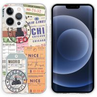 iMoshion Design hoesje iPhone 13 Pro - Reizen - Multicolor
