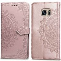 iMoshion Mandala Bookcase Samsung Galaxy S7 - Rosé Goud