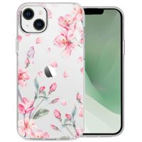 iMoshion Design hoesje iPhone 14 Plus - Bloem - Roze