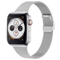 iMoshion Milanees vouwbandje Apple Watch Series 1-9 / SE - 38/40/41mm - Zilver