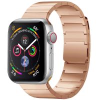Selencia Stalen bandje Apple Watch Series 1-8 / SE - 38/40/41mm - Rosé Goud