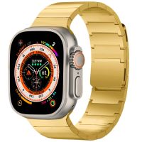 Selencia Stalen bandje Apple Watch Series 1-8 / SE / Ultra - 42/44/45/49 mm - Goud