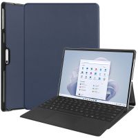 iMoshion Trifold Bookcase Microsoft Surface Pro 9 / Pro 10 - Donkerblauw