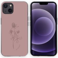 iMoshion Design hoesje iPhone 13 - Floral Pink