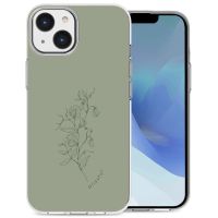 iMoshion Design hoesje iPhone 14 - Floral Green