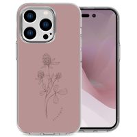iMoshion Design hoesje iPhone 14 Pro - Floral Pink