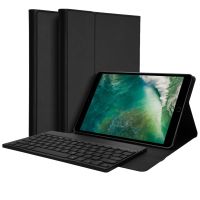 Accezz AZERTY Bluetooth Keyboard Bookcase iPad (2018/2017) /Air 1 (2013) / Air 2 (2014)