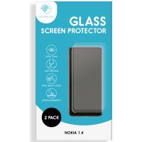 iMoshion Screenprotector Gehard Glas 2 pack Nokia 1.4