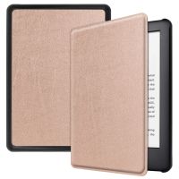 iMoshion Slim Hard Case Sleepcover Bookcase Amazon Kindle 10 - Rosé Goud