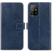 iMoshion Luxe Bookcase Oppo A94 (5G) - Donkerblauw