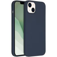 Accezz Liquid Silicone Backcover iPhone 14 Plus - Donkerblauw
