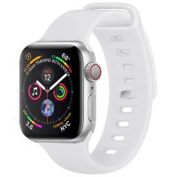 iMoshion Siliconen bandje Apple Watch Series 1-8 / SE - 38/40/41mm - Wit