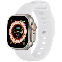 iMoshion Siliconen bandje Apple Watch Series 1-9 / SE / Ultra (2) - 42/44/45/49 mm - Wit