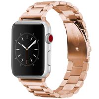 iMoshion Stalen bandje Apple Watch Series 1-8 / SE - 38/40/41 mm - Rosé Goud