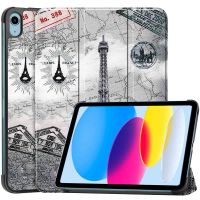 iMoshion Design Trifold Bookcase iPad 10 (2022) 10.9 inch - Parijs