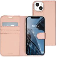 Accezz Wallet Softcase Bookcase iPhone 14 - Rosé Goud