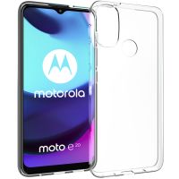 Accezz Clear Backcover Motorola Moto E20 - Transparant