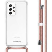 iMoshion Backcover met koord Samsung Galaxy A33 - Rosé Goud