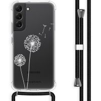 iMoshion Design hoesje met koord Samsung Galaxy S22 Plus - Paardenbloem - Wit