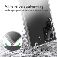 Accezz Xtreme Impact Backcover Samsung Galaxy S22 Ultra - Transparant