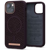 Njorð Collections Salmon Leather MagSafe Case iPhone 13 Mini - Rust