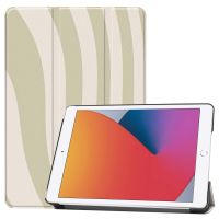 iMoshion Trifold Design Bookcase iPad 7 (2019) / iPad 8 (2020) / iPad 9 (2021) 10.2 inch - Retro Green